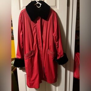 Dennis Basso rain coat
size-XL